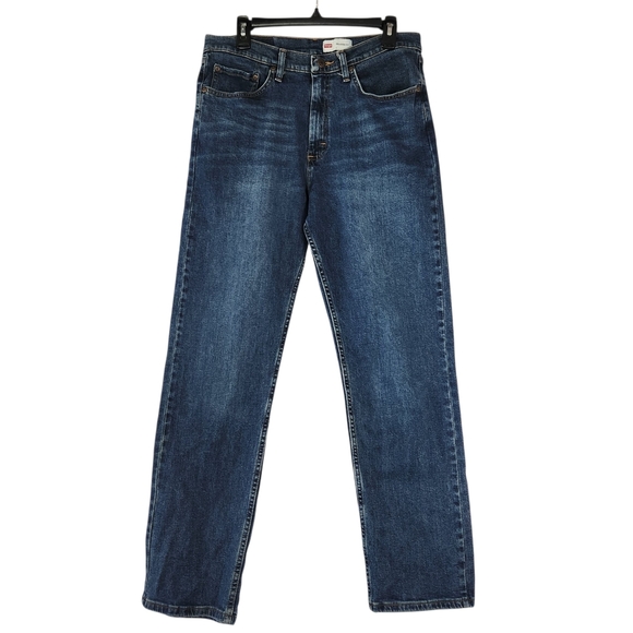 Wrangler Classic Blue Denim Jeans Mens Relaxed Fit 32x32 - Picture 1 of 13